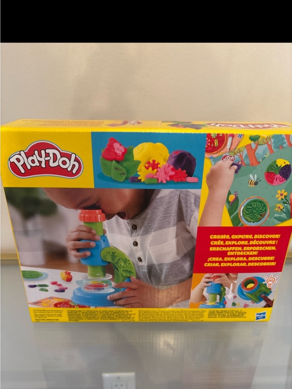 Play-Doh Light & Explore Microscope Toy - Blue, Green, Red - Picture 2 of 2